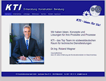 Tablet Screenshot of kti-team.de